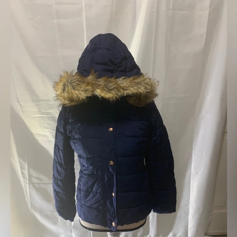 Old Navy navy blue hooded lining jacket size XL(14)